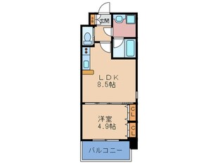 Choei65 プレジオ中津の物件間取画像